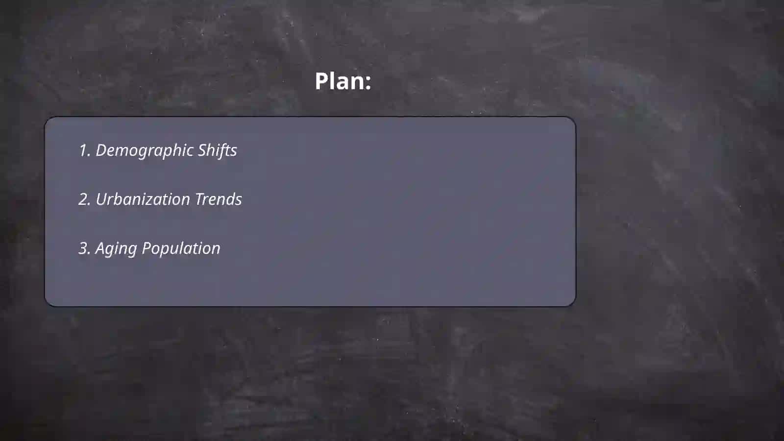 Population trends 2