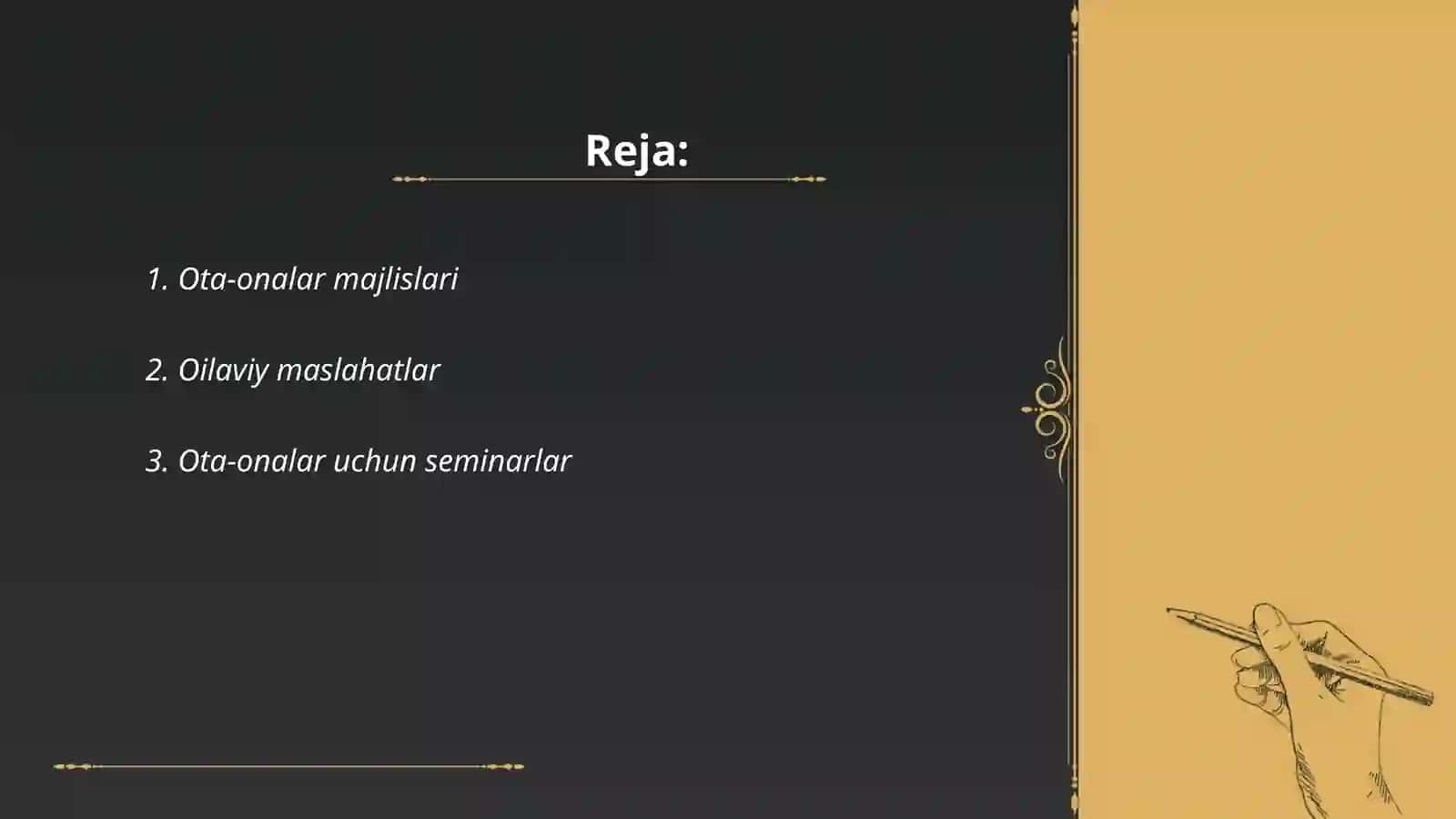 Maktabgacha ta`lim tashkilotining oila bilan ishlash shakllari 2