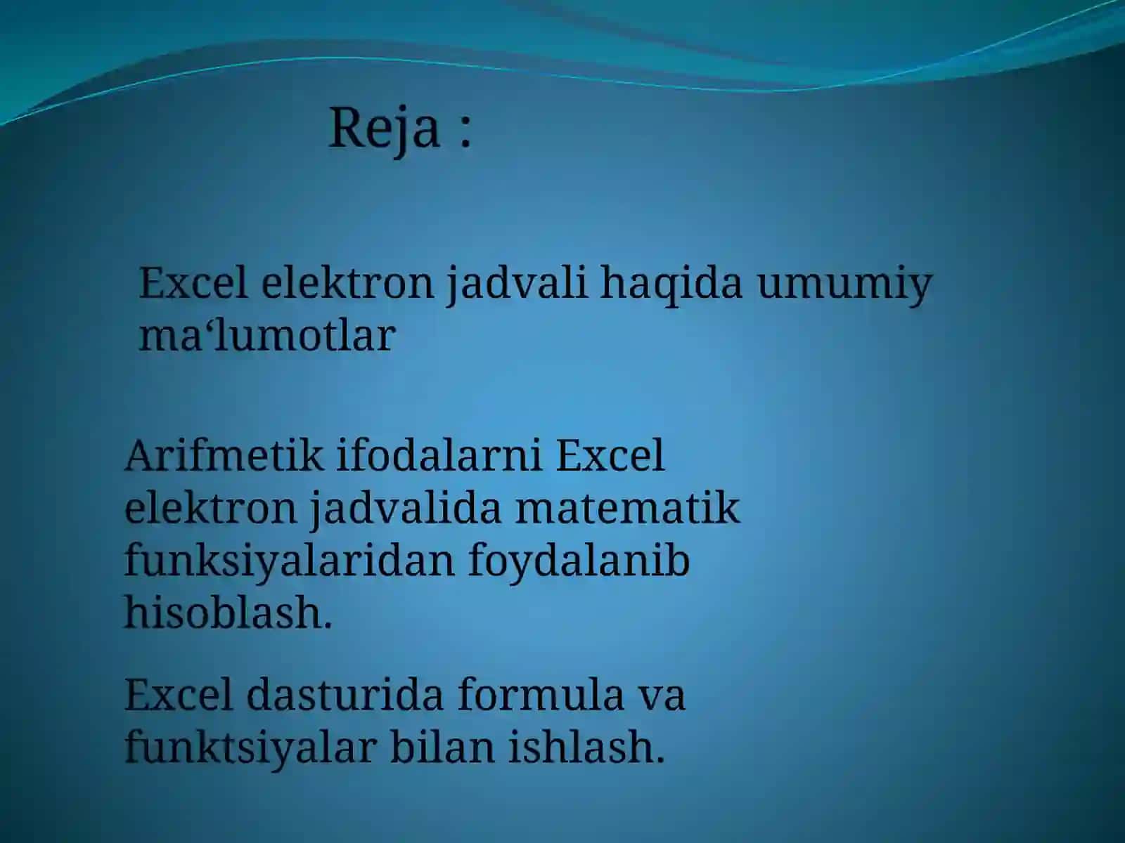 Abdushukurova Madining Ta'limda Raqamli Texnalogiya Fanidan Tayyorlangan Taqdimoti 2