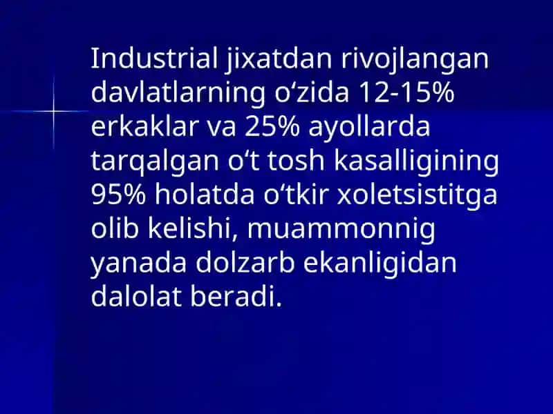 O‘tkir xoletsistit va uning asoratlari 2