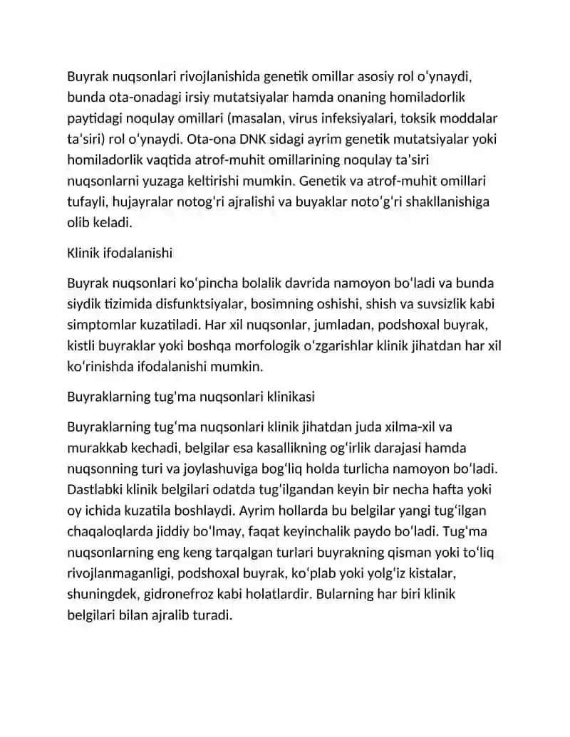 Buyraklarning tug‘ma nuqsonlarida bajariladigan operatsiyalar 2