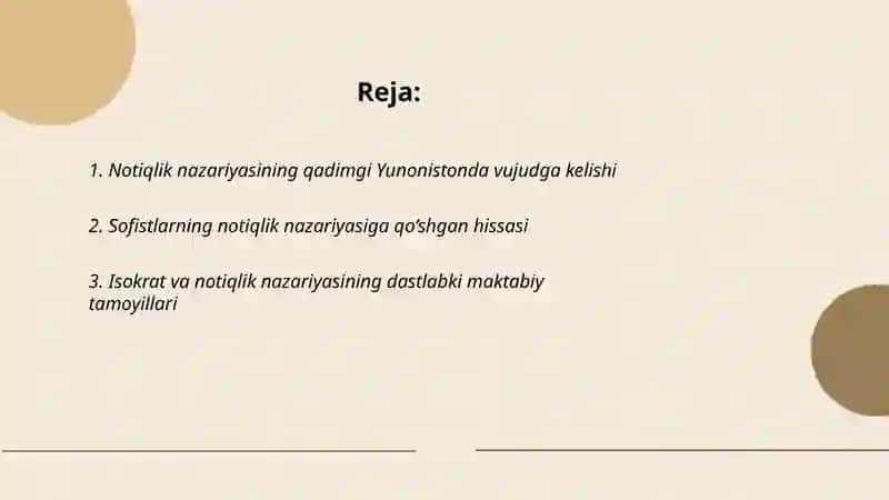 Notiqlik nazariyasining vujudga kelishi 2