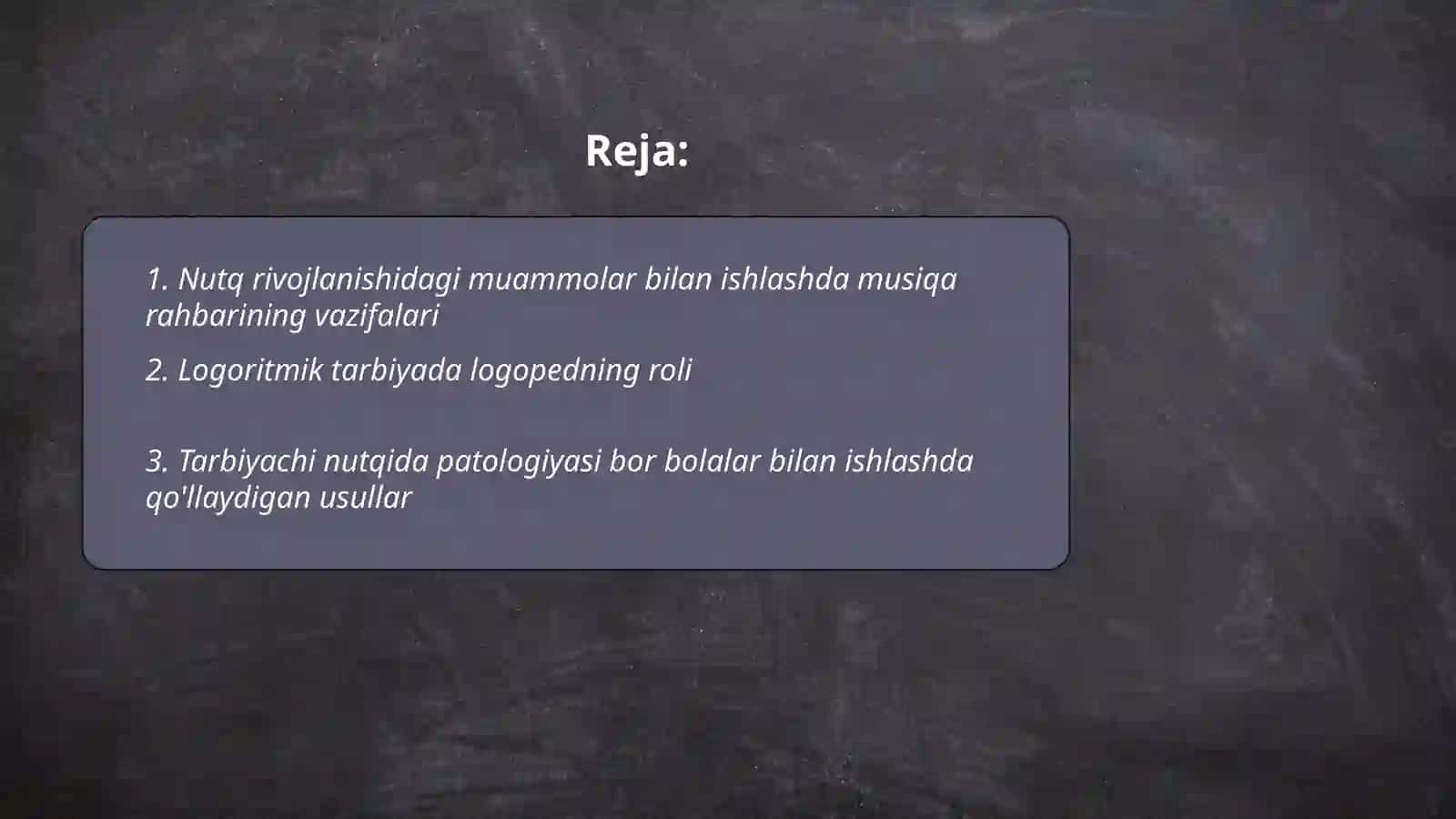Nutqida patologiyasi bor kishilar bilan logoritmik tarbiyani tashkil qilishda musiqa rahbari, logoped va tarbiyachining vazifalari 2