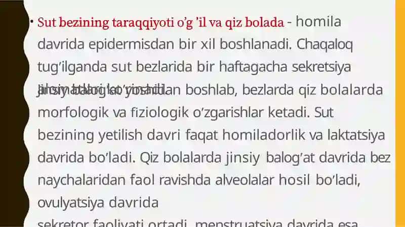 sut bezlari gistogenezi va gistofiziologiyasi 2