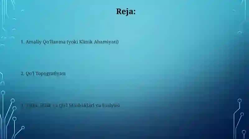 Yelka, Bilak va Qoʻl Mushaklari va Fasiyasi 2