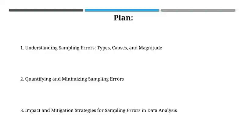 Sampling errors and their implications in data analysis 2