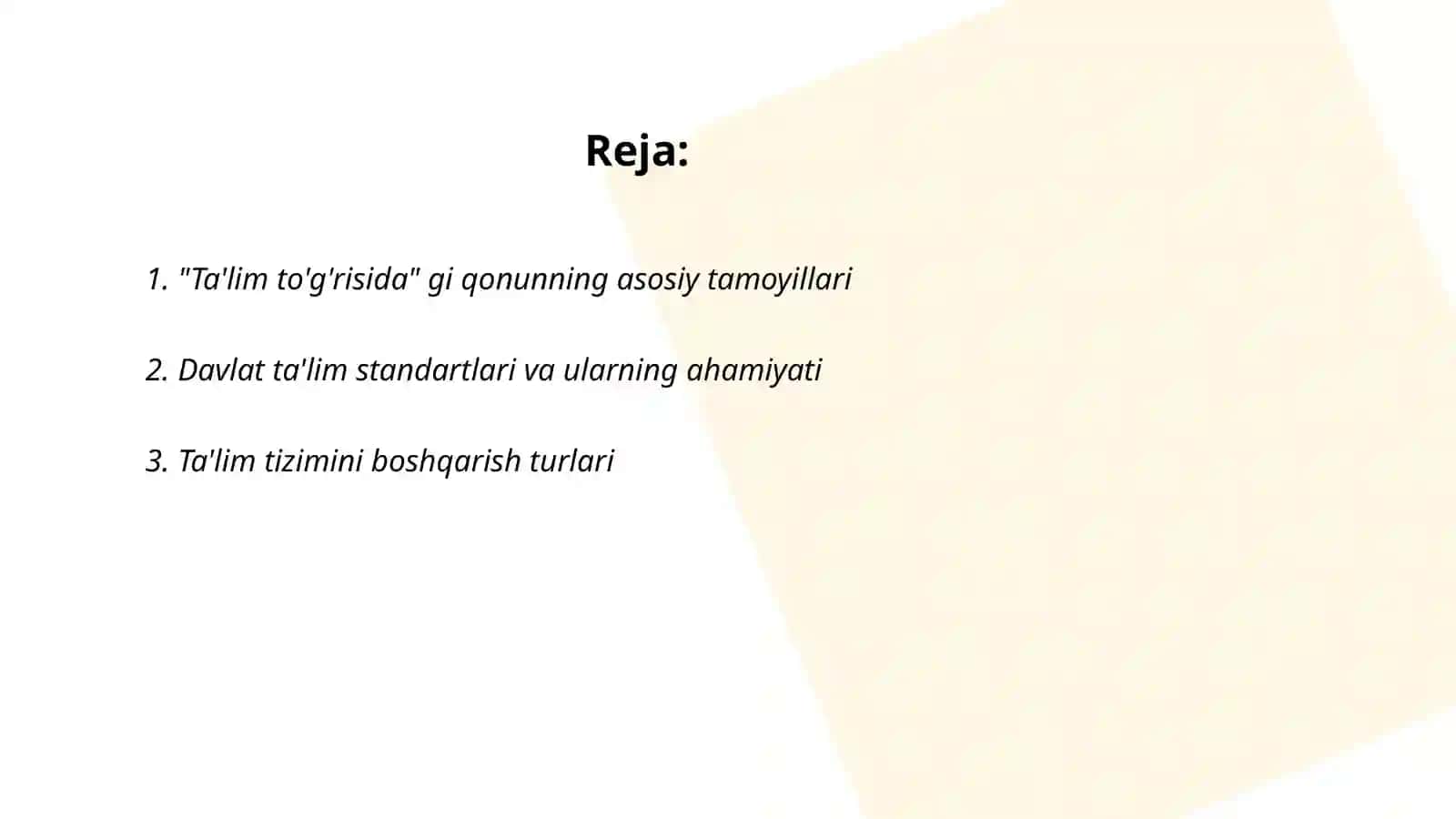 Maktabgacha taʼlim va tarbiya toʻgʻrisida 2
