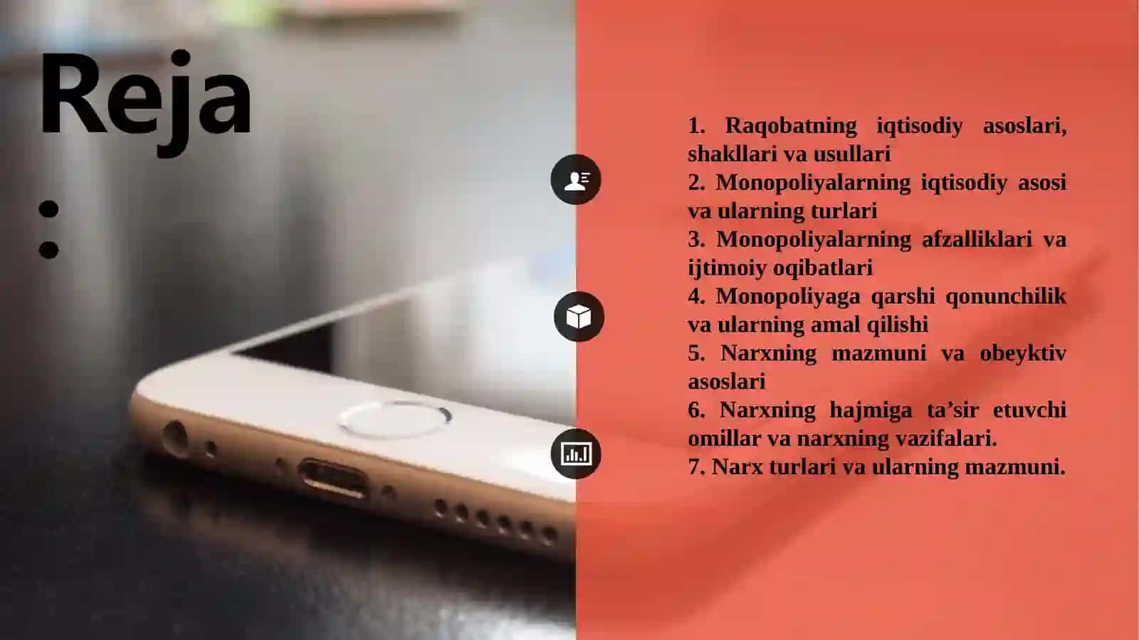 RAQOBAT VA MONOPOLIYA. NARXNING MOHIYATI VA SHAKLLANISHI. 2