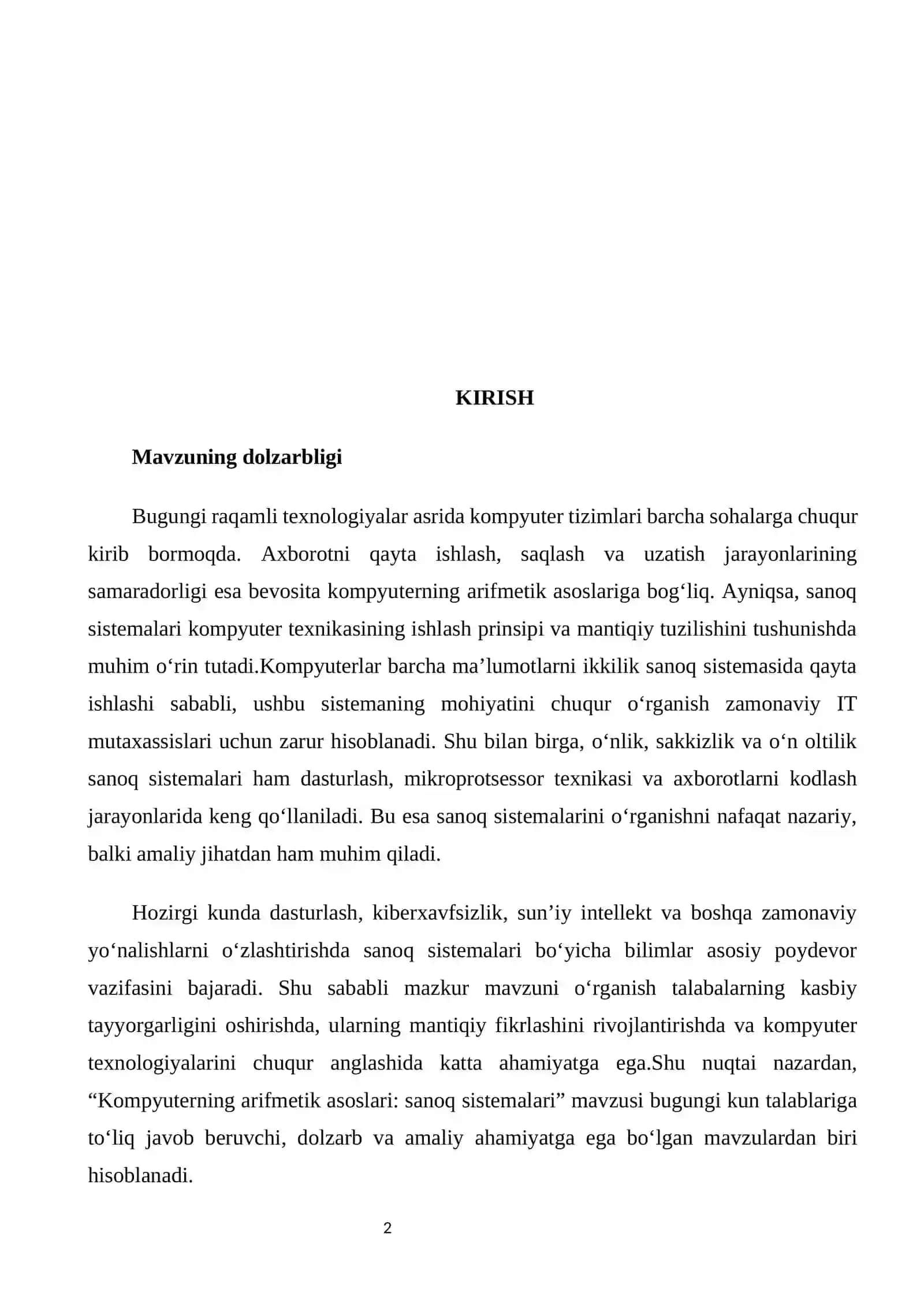 AXBOROT XAVFSIZLIGI 2