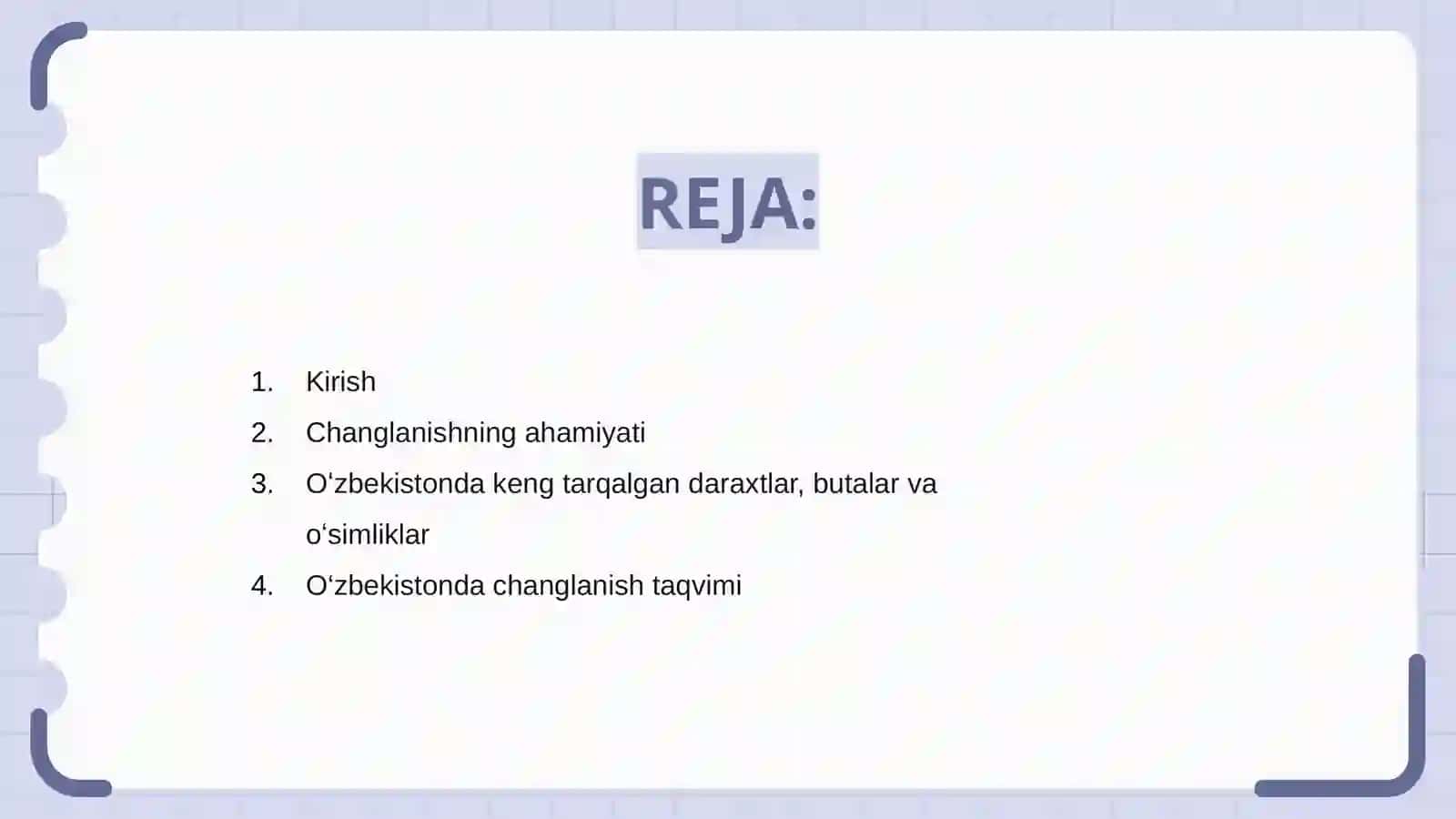 O'zbekistonda daraxtlar,butalar va o'simliklarning changlanish taqvimi va allergik kasalliklar profilaktikasida o'rni 2