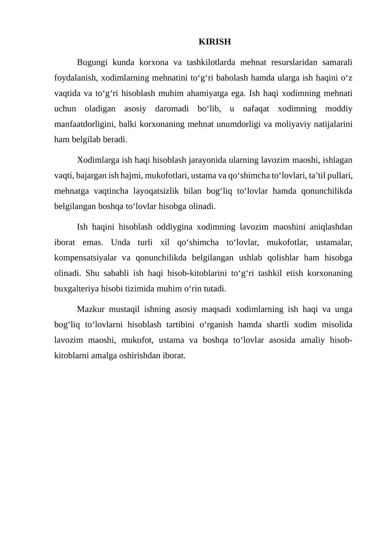 Xodimlarning ish haqi va unga bo‘lg‘liq to‘lovlarni hisoblash 2