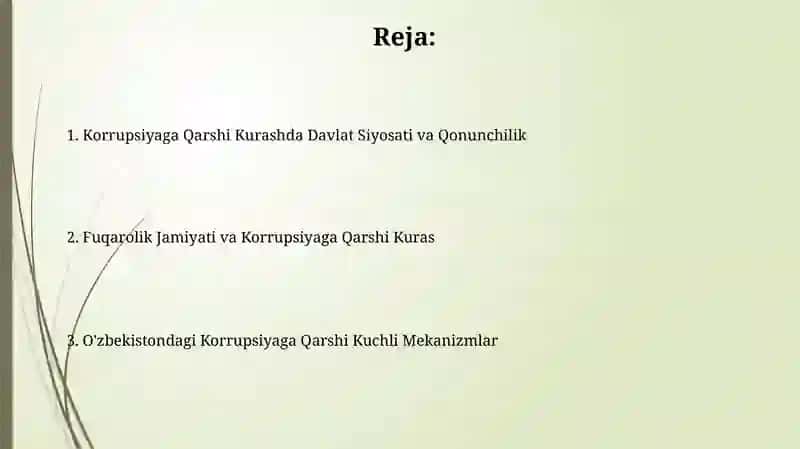 Korrupsiyaga Qarshi Kurash 2