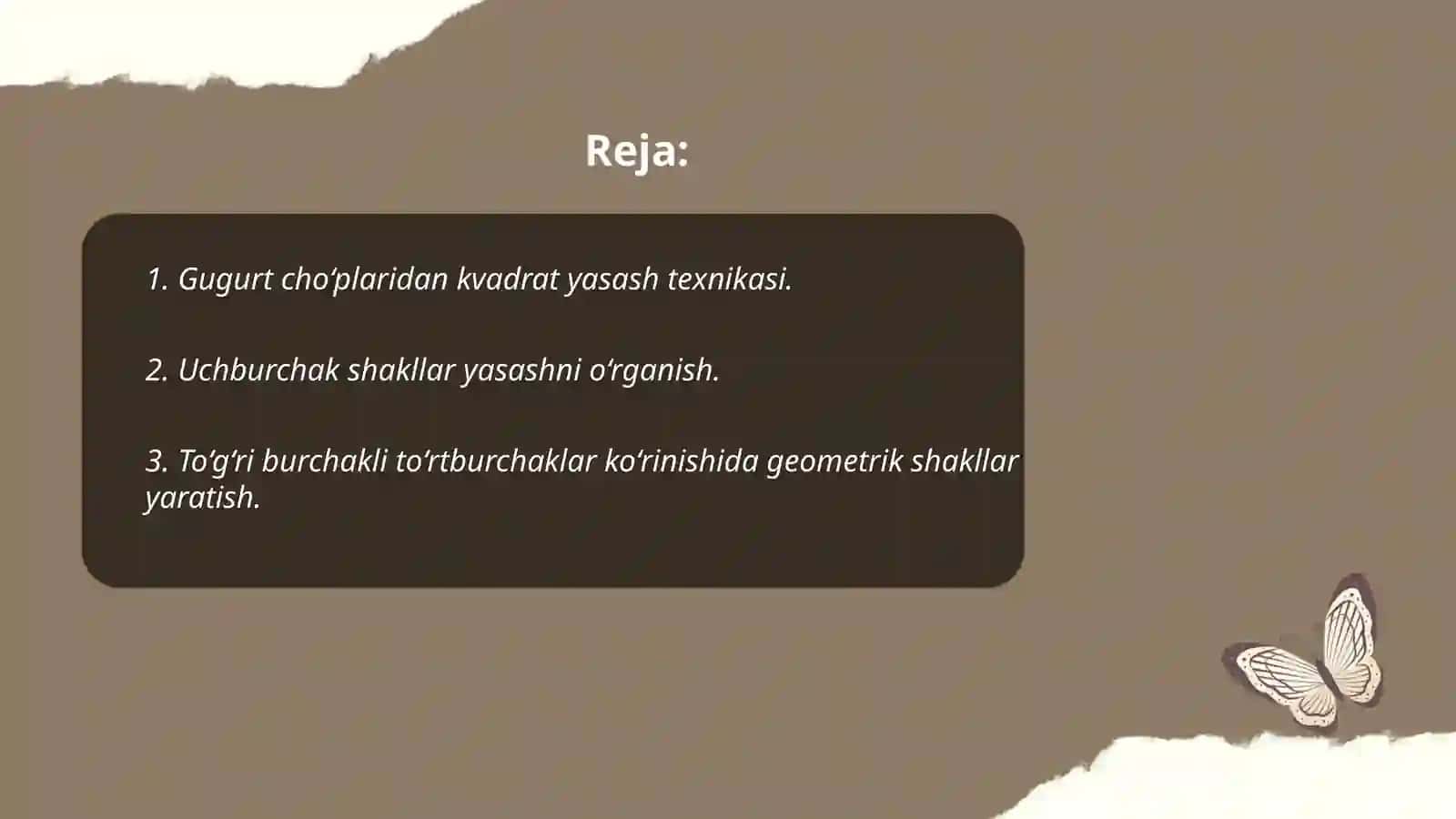 Matematikdan ko'rsatma qurollar va modellar yasash 2