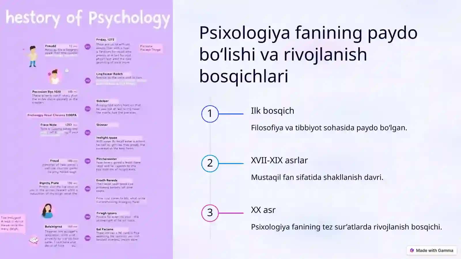 Oliy va oʻrta maktabda psixologiya oʻqitish tarixi 2