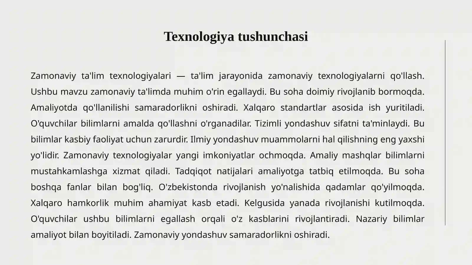 ZAMONAVIY TA'LIM TEXNOLOGIYALARI 2