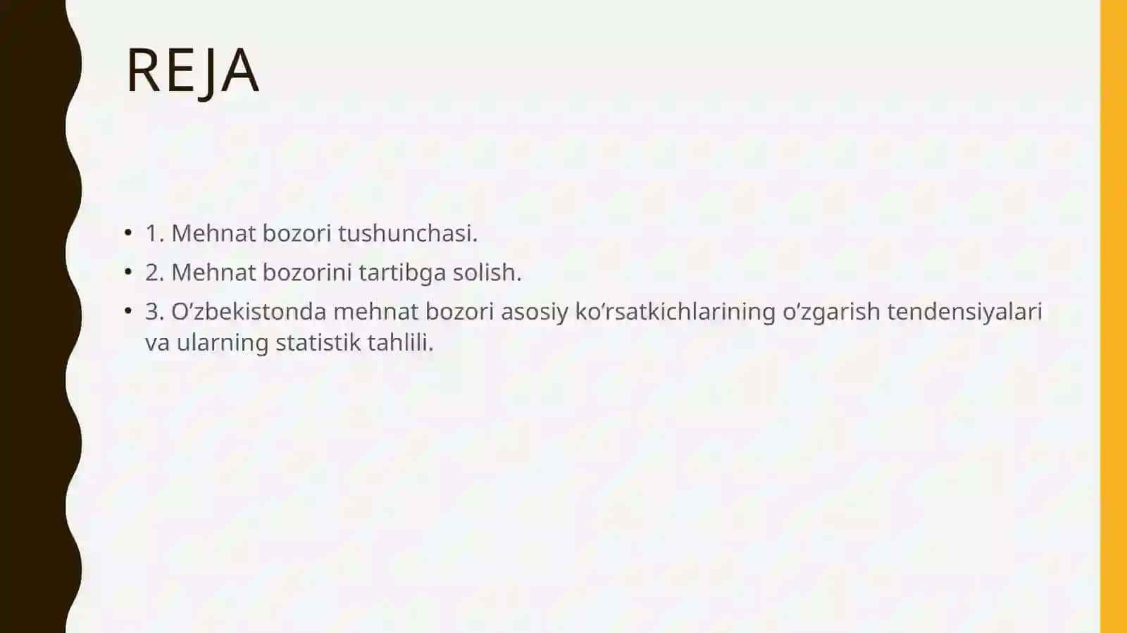 Mehnat bozorining turlari va mehnat bozorini tartibga solish usullari 2