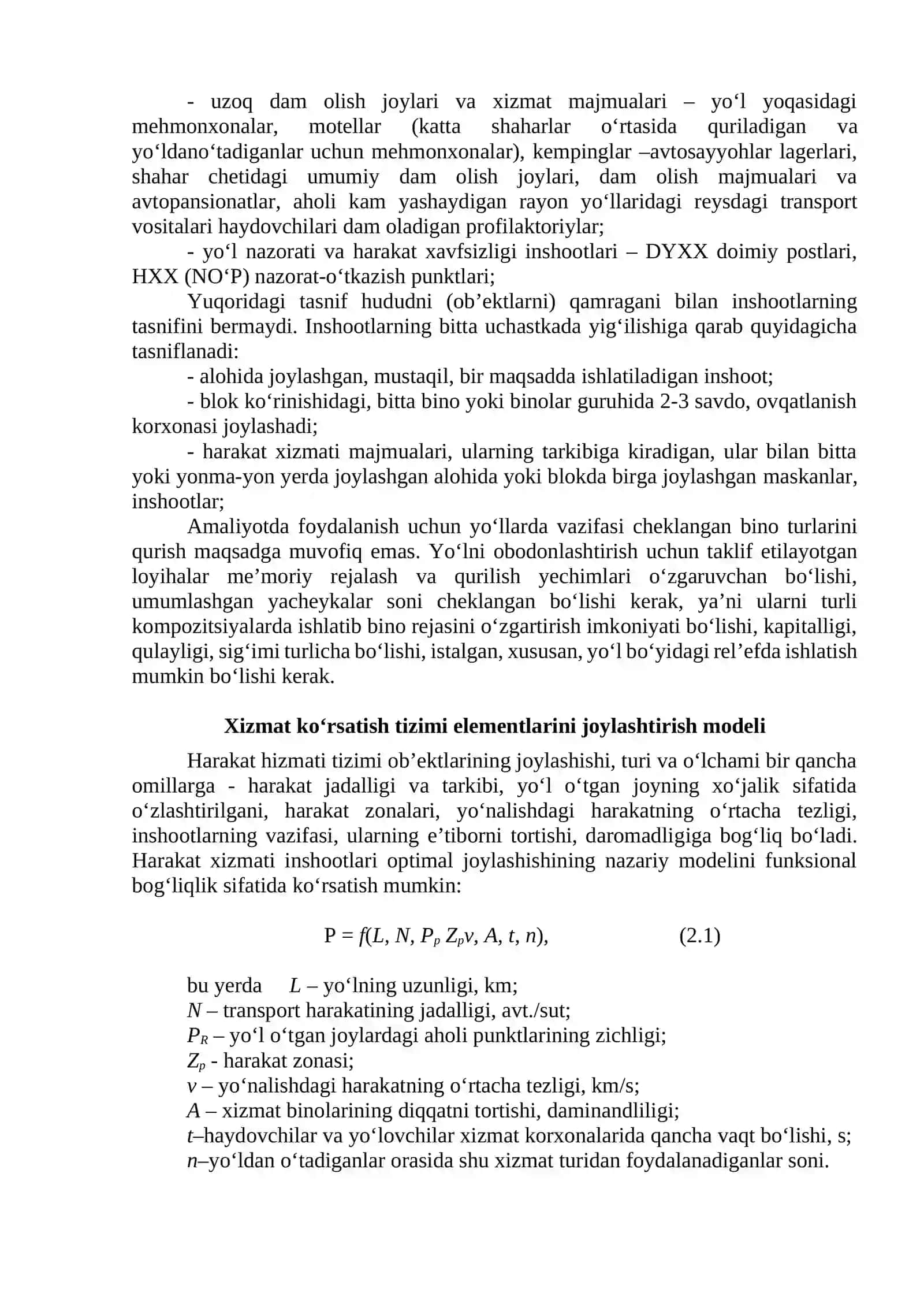 HARAKATGA XIZMAT KO‘RSATISH TIZIMI 2