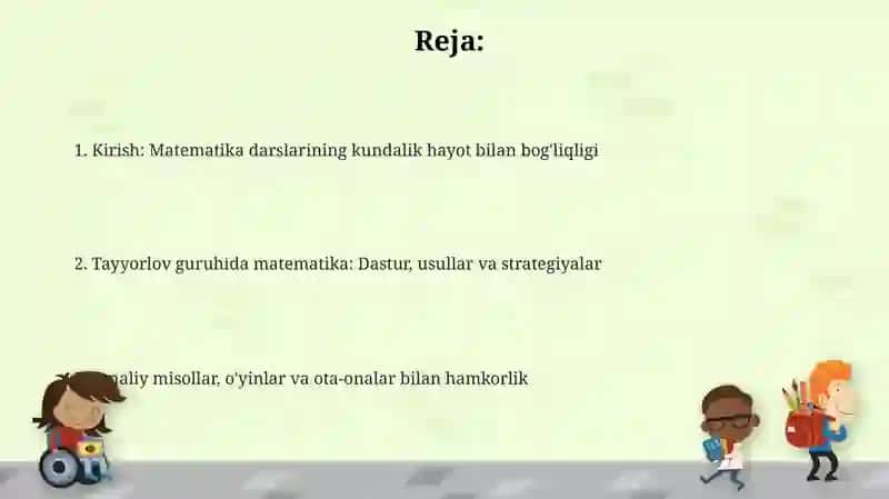 Matematika va Mashg'ulotlar 2