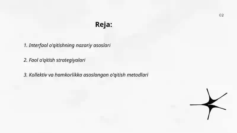 Interfaol O'qitishning Nazariy Asoslari 2