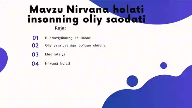 Nirvana holati insonning oliy saodati 2