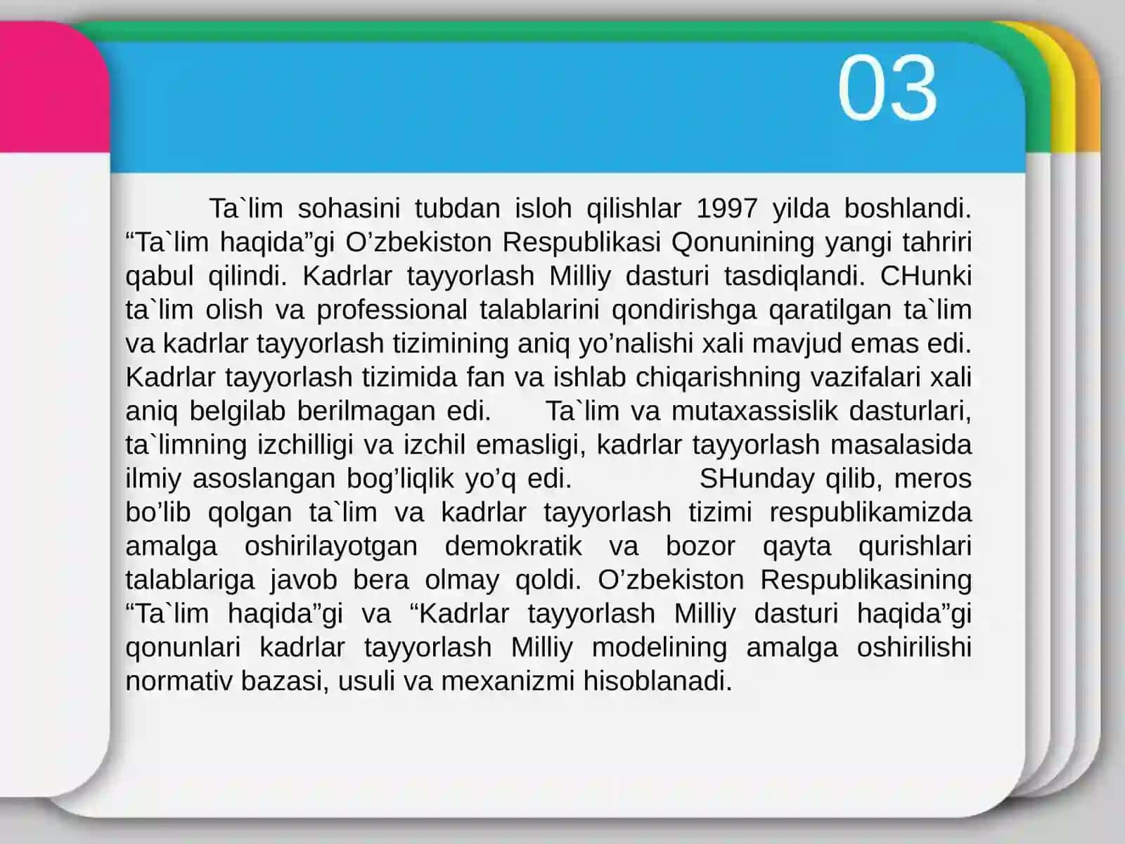 Sinf rahbari ishini rejalashtirish va xisobga olishda pedagogik jamoaning o’rni 2