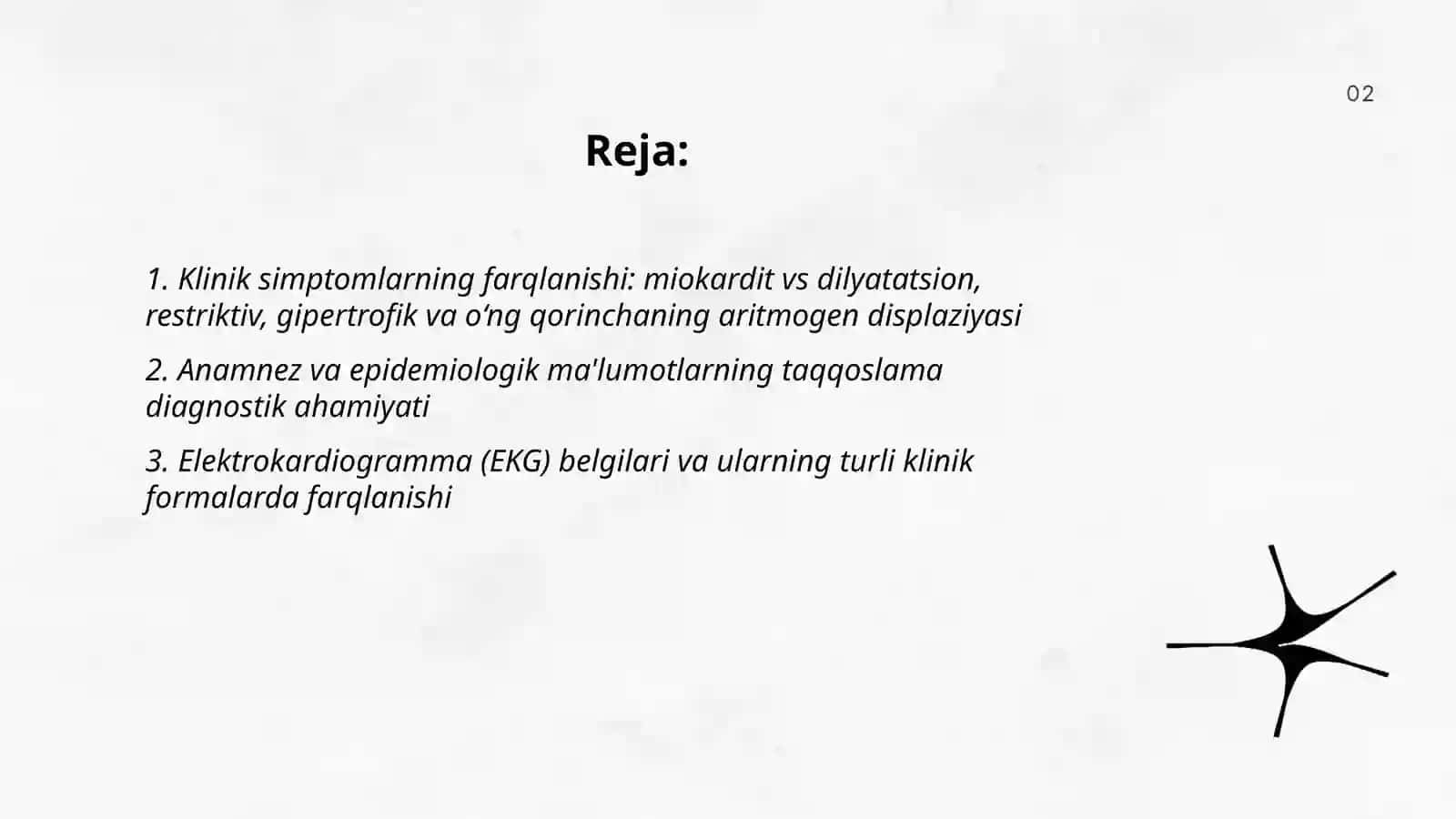 Miokardit va kardiomiopatiyaning turli xil klinik formalari 2