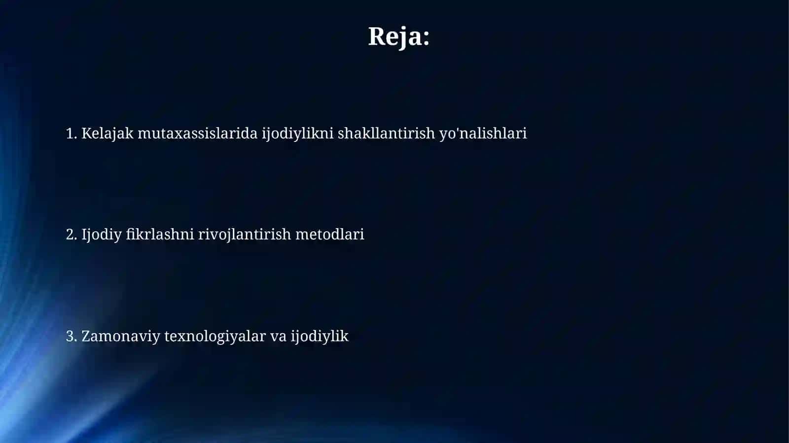 Bo'lajak mutaxasislarda kreativliknishakllantirishyo'nalishlari 2