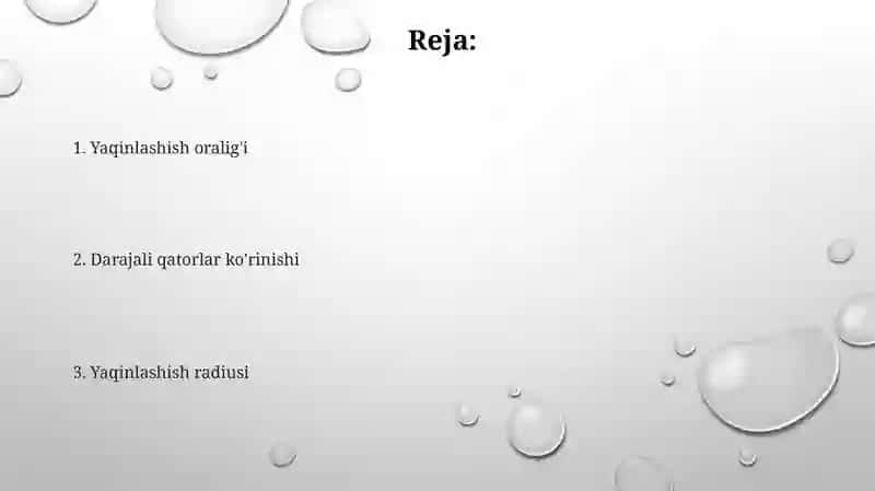 Darajali qatorlar, yaqinlashish radiusi va sohasi 2