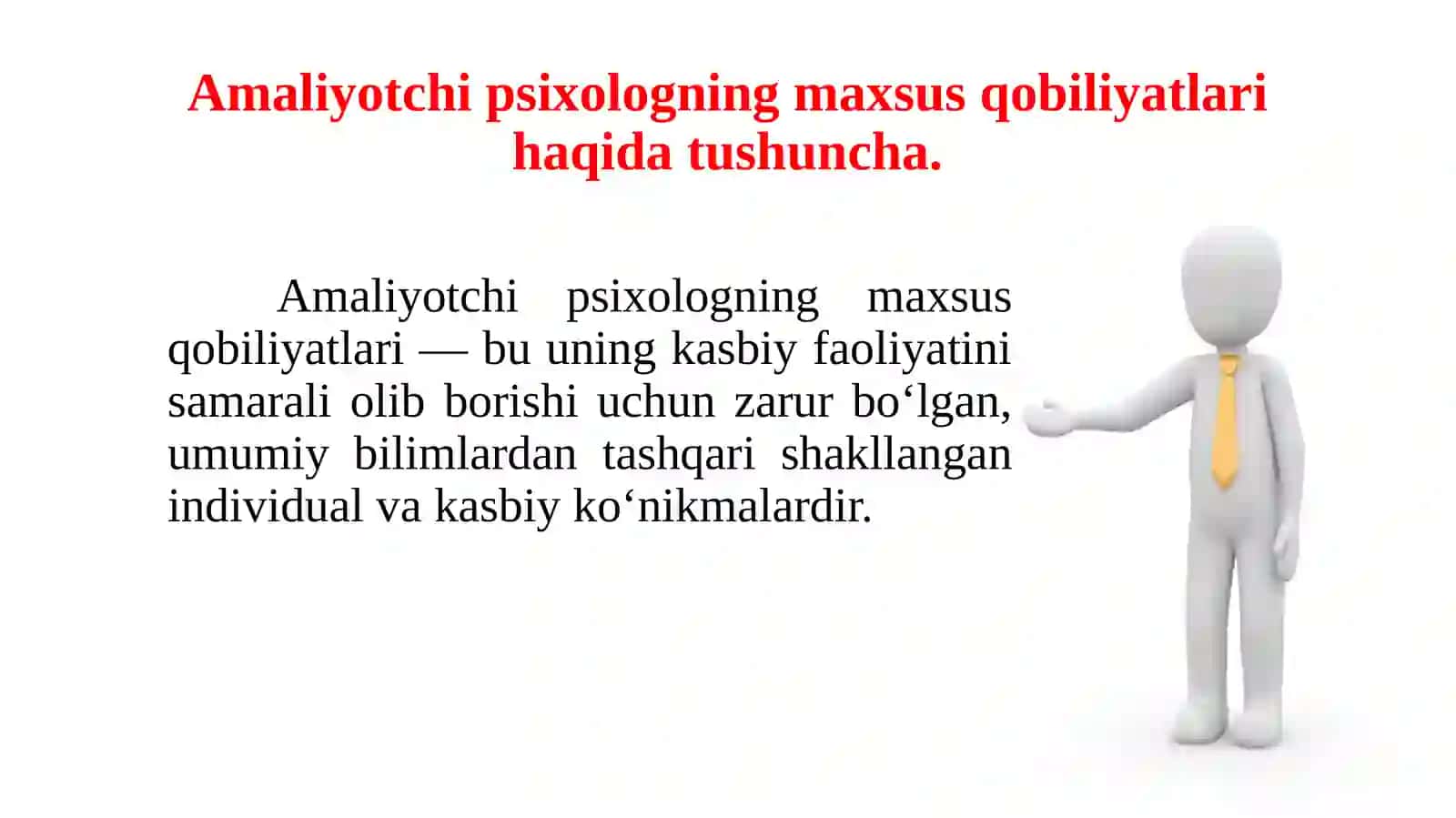 Amaliyotchi psixologning maxsus qobiliyatlari 2