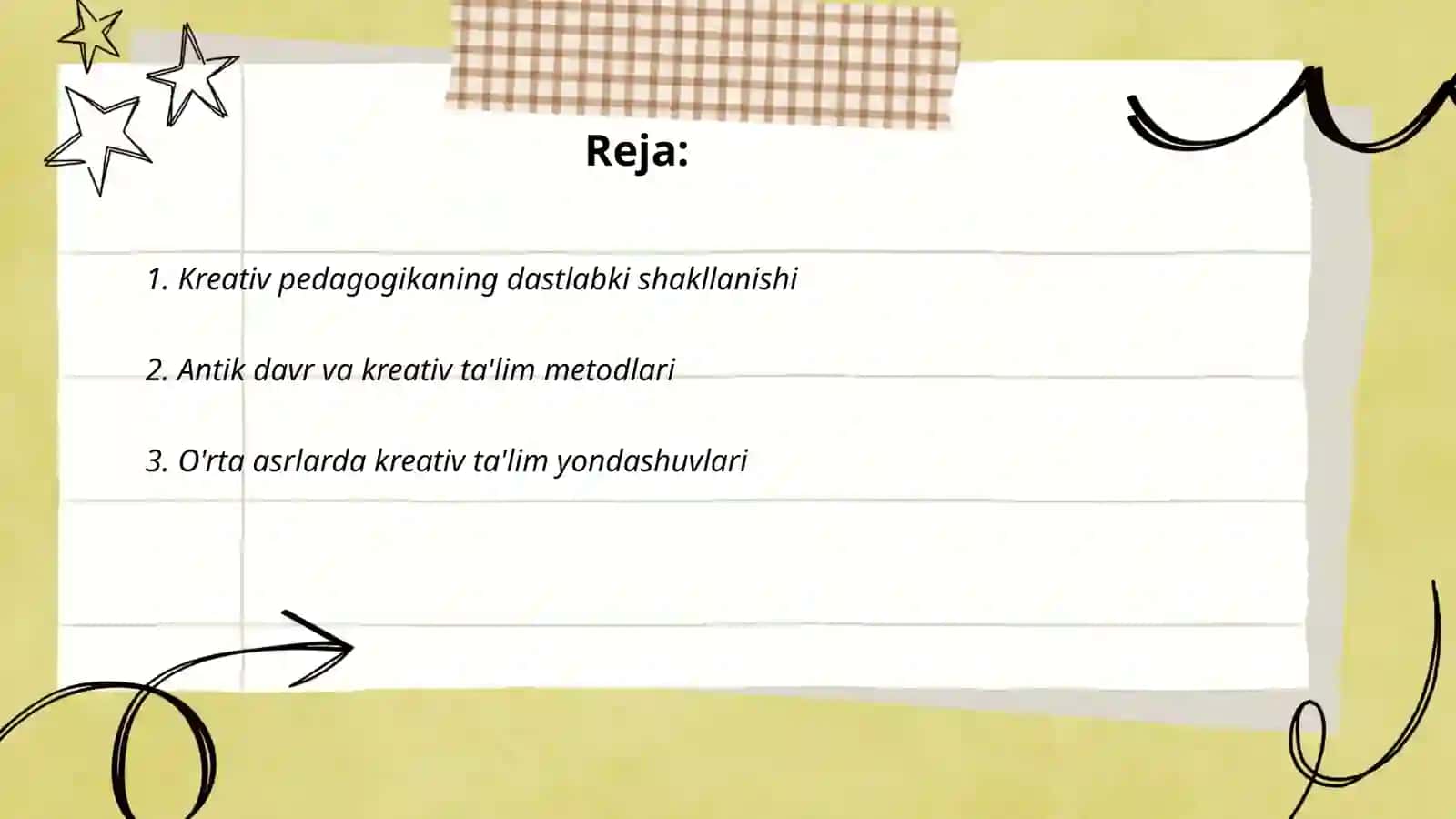 Kreativ pedagogikani tarixiy rivojlanishi 2