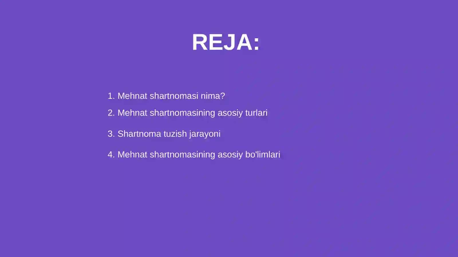 Mehnat shartnomasi 2