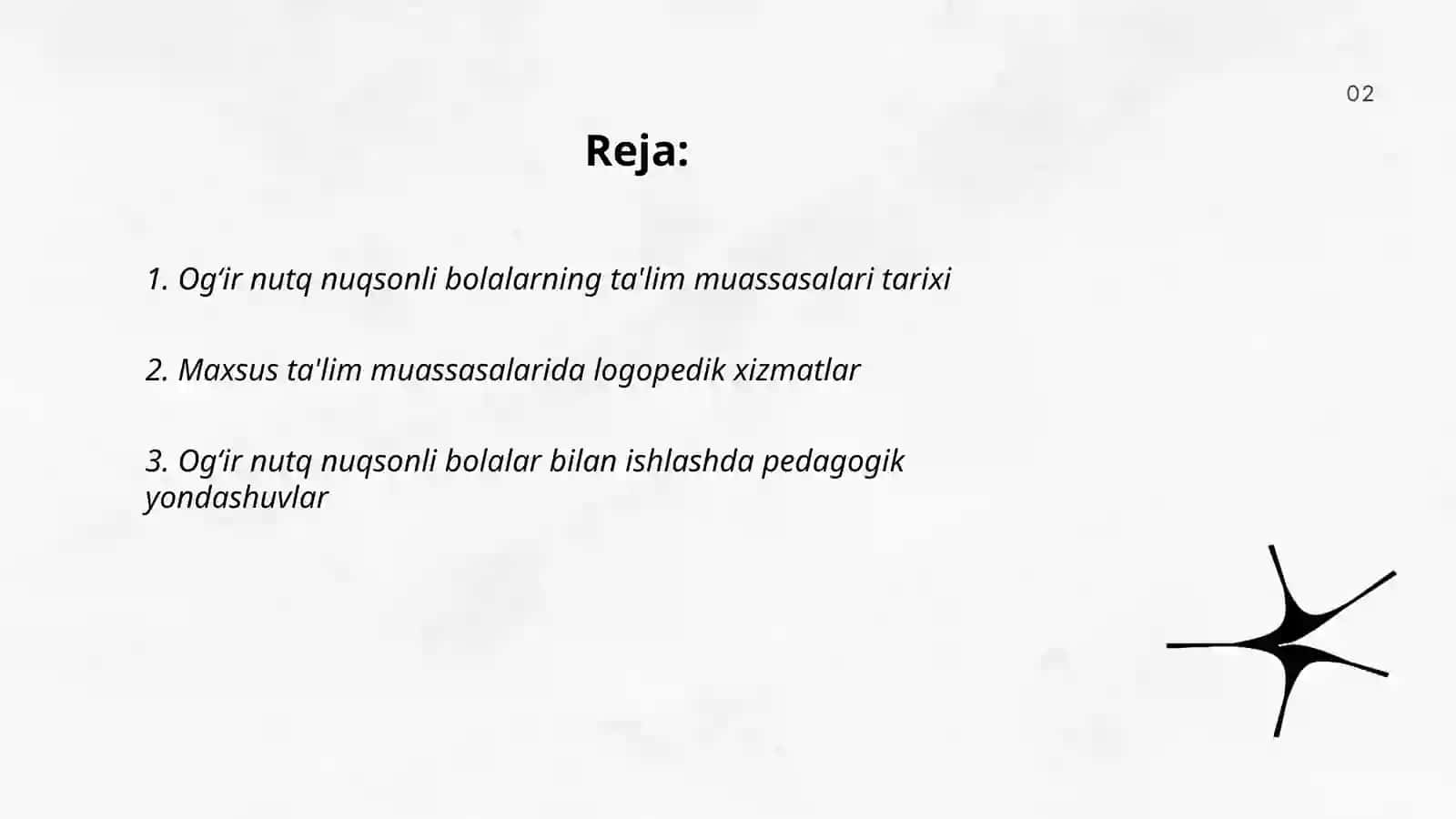Ogʻir nutq nuqsonli bolalar uchun ta’lim muassasalari 2