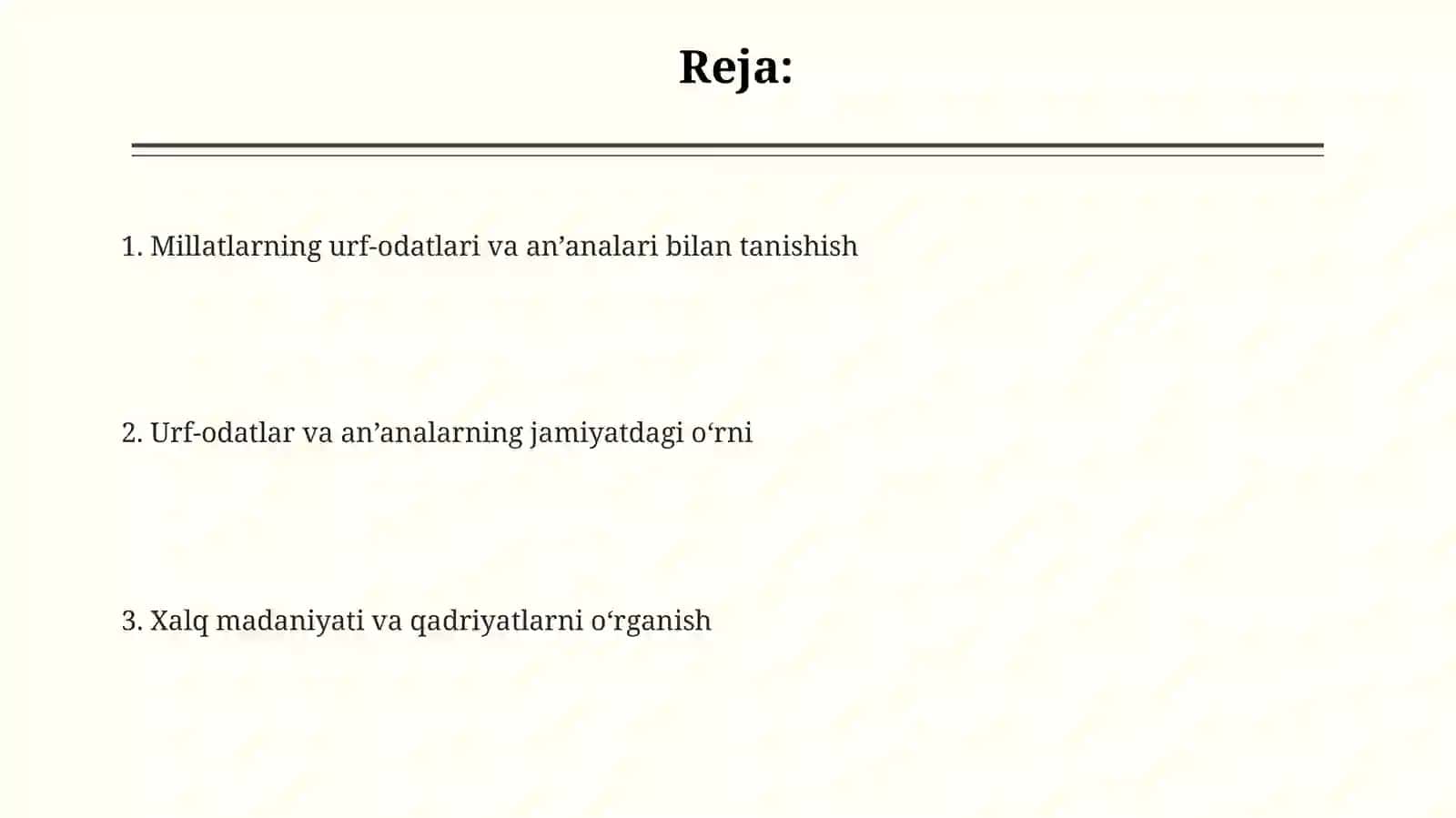 Turl millatlarning urf-odatlari va an’analari 2