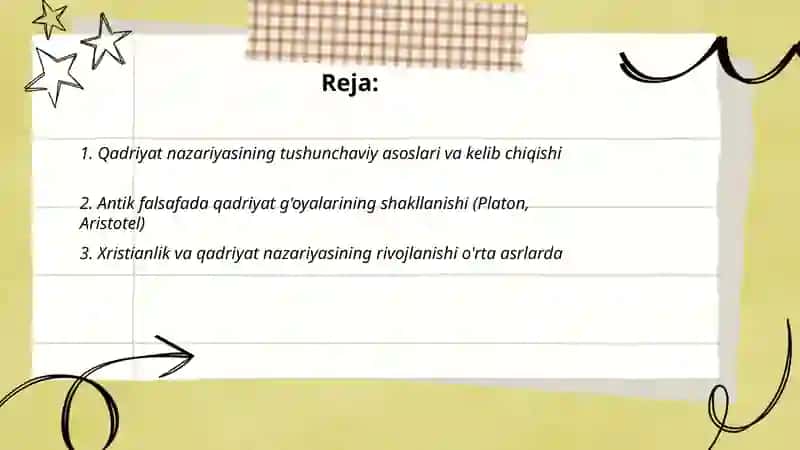 Qadriyat nazariyasining shakllanishi tarixi 2