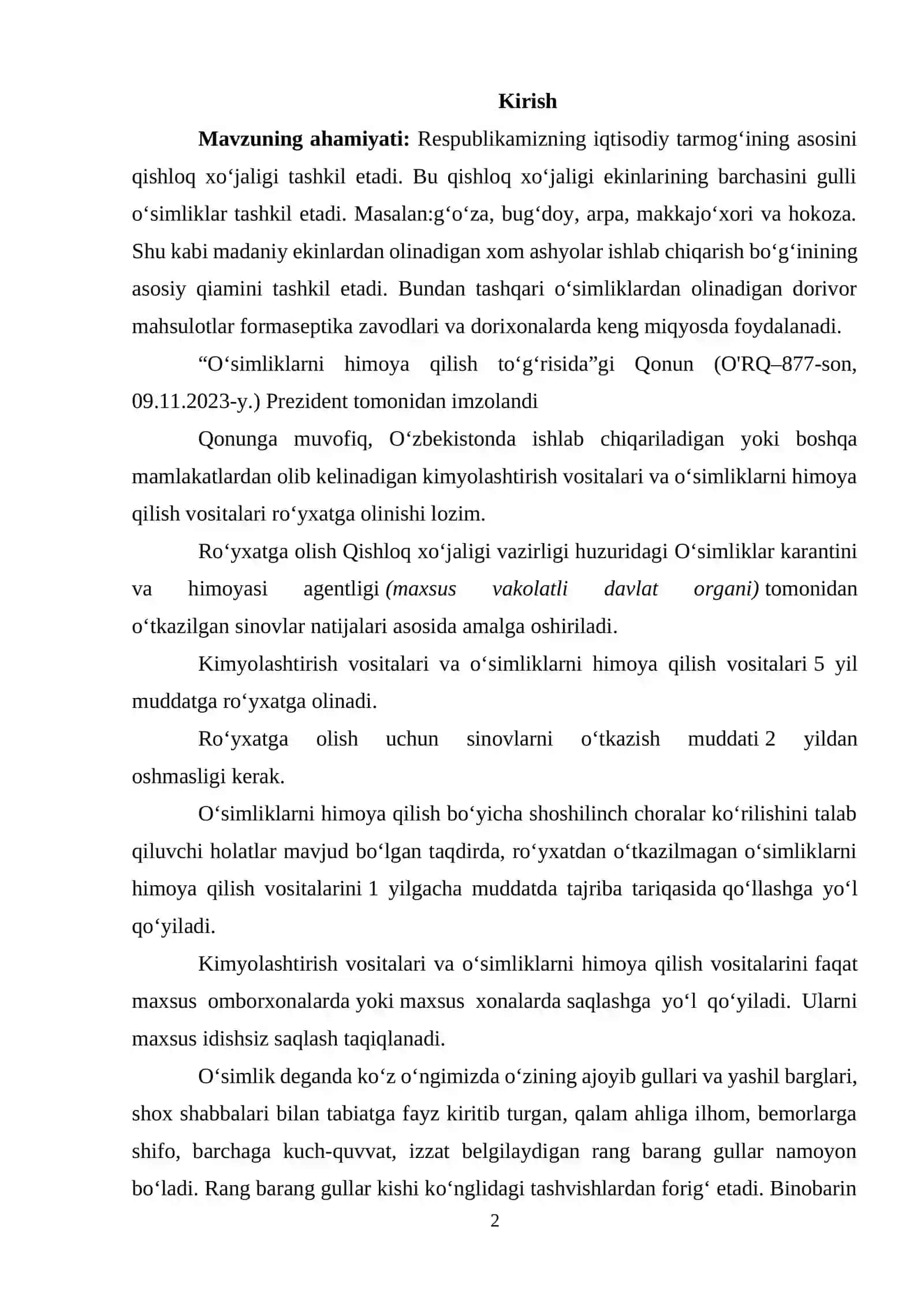 Yopiq urugʻlilar boʻlimining umumiy tavsifi. Asosiy belgilari, kelib chiqishi 2