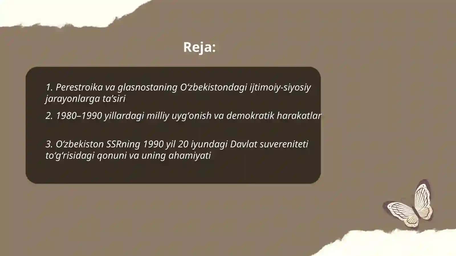 Mustaqil Oʻzbekiston Respublikasining tashkil topishi va uning tarixiy ahamiyati 2