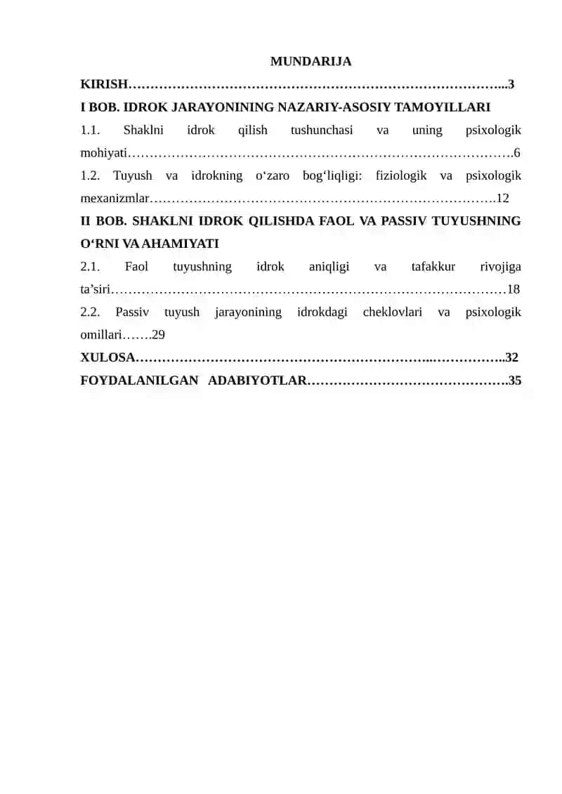 SIRTQI TA’LIM PEDAGOGIKA VA PSIXOLOGIYA YO‘NALISHI KURS ISHI 2