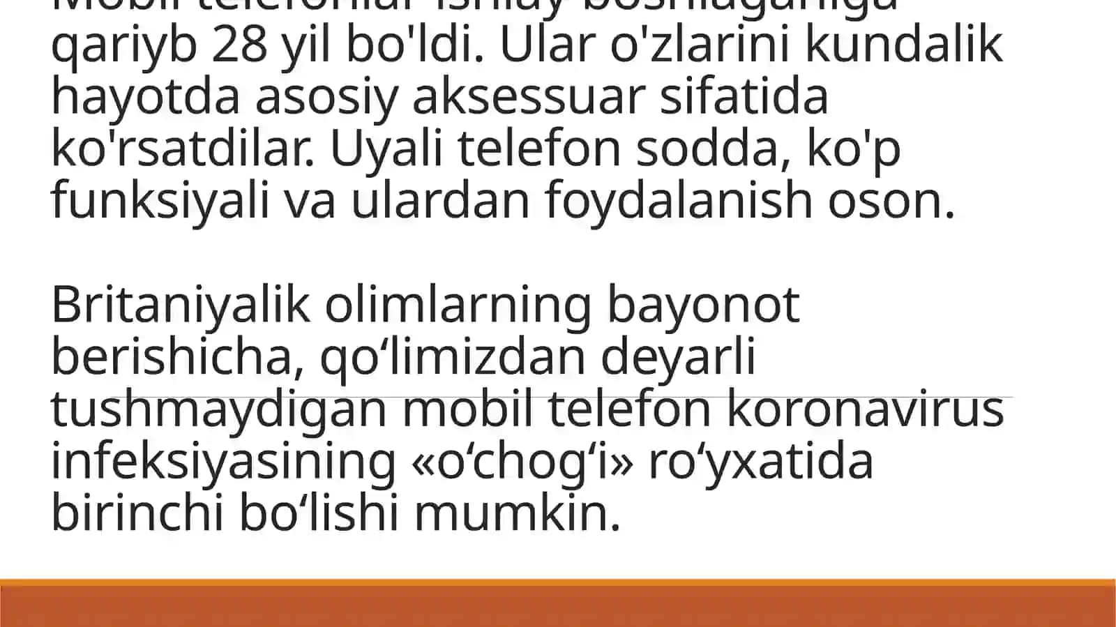 Kompyuter va Telefonlarning bakterial Kontaminatsiyasi 2