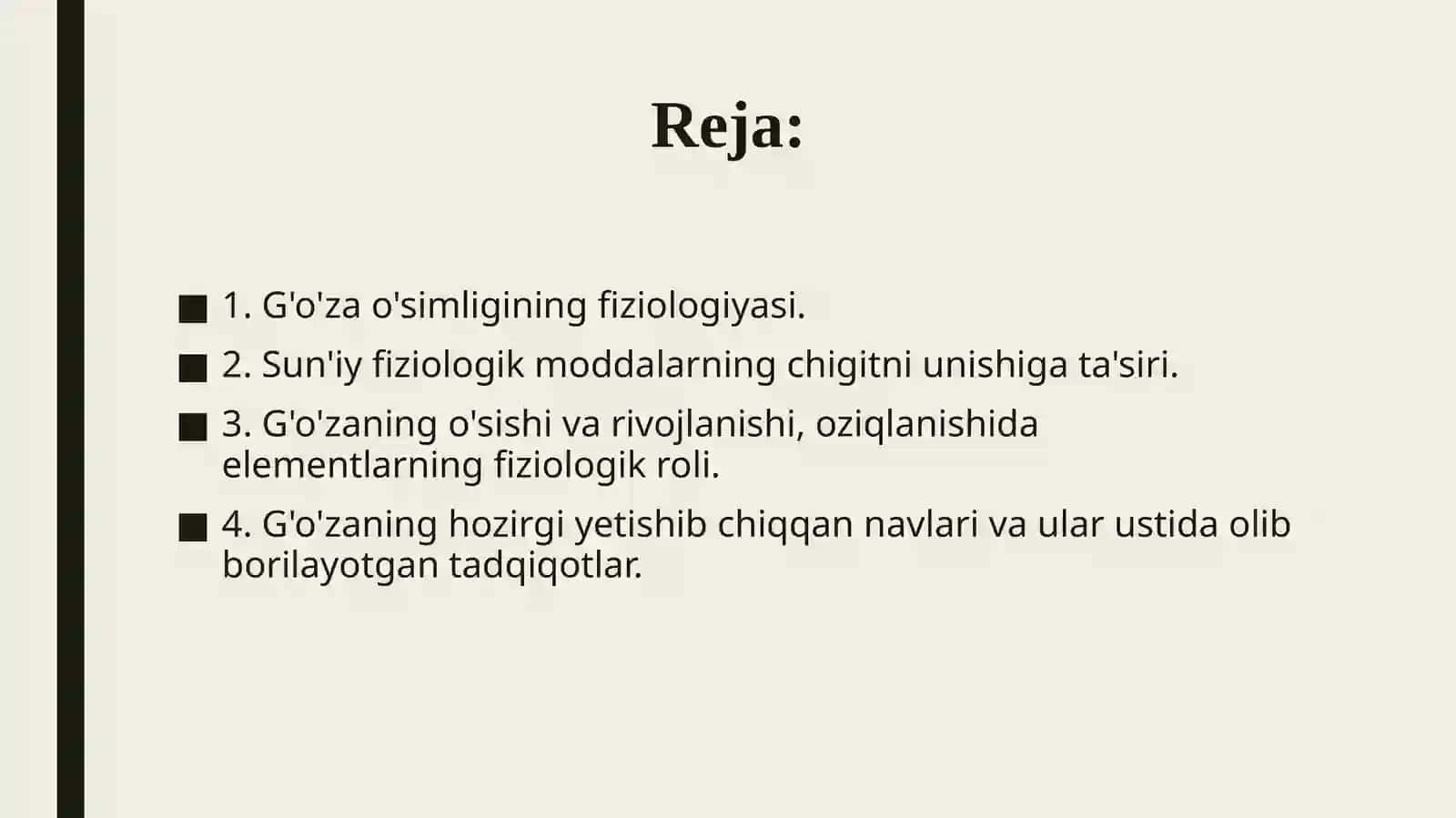 SUN’IY FIZIOLOGIK FAOL MODDALARNI CHIGITNI BOSHLANG’ICH O’SISH JARAYONIDA QO’LLASH 2