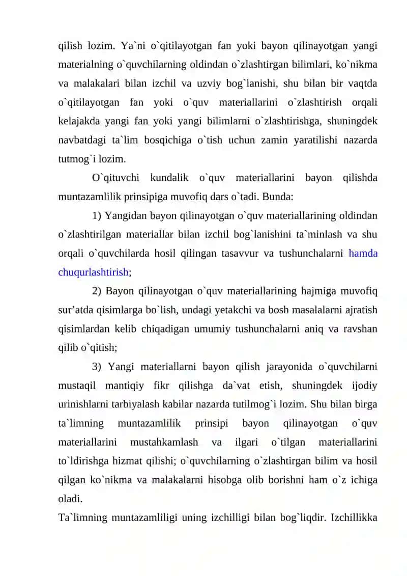 Muntazamlilik printsiplari 2