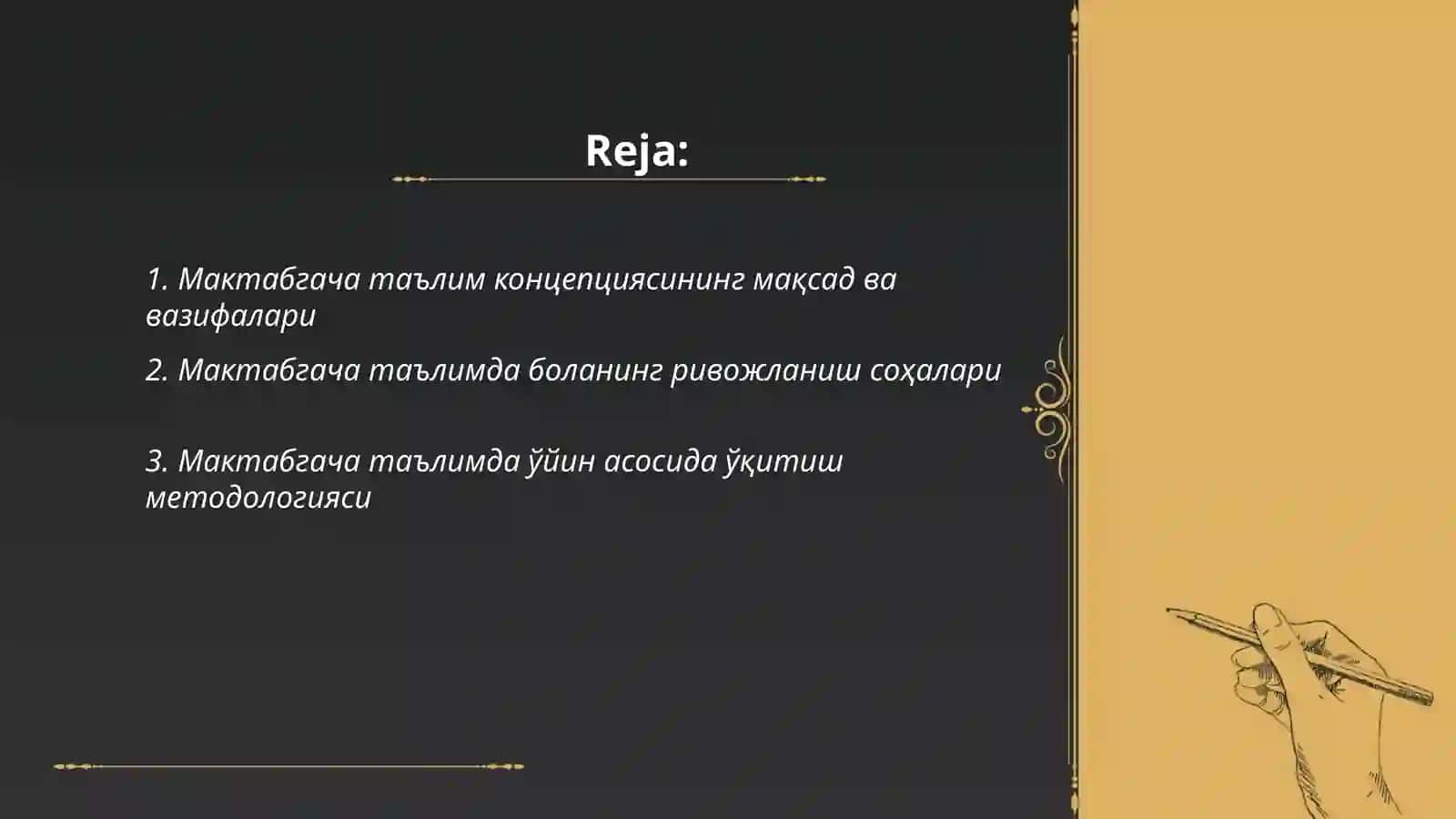 Мактабгача таълим кансебсияси 2