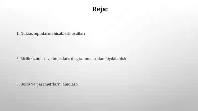 Qisqa tutashuv ning boshlang'ich toklarini hisoblashda qullaniladigan amaliyusullar 2