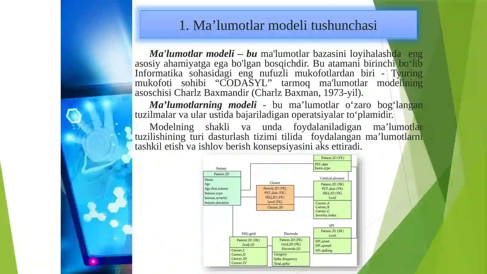 Ma'lumotlar bazasida relyatsion model va munosabatlar 2