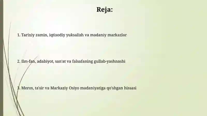 Tarixiy sharoitlar va siyosiy vaziyat 2