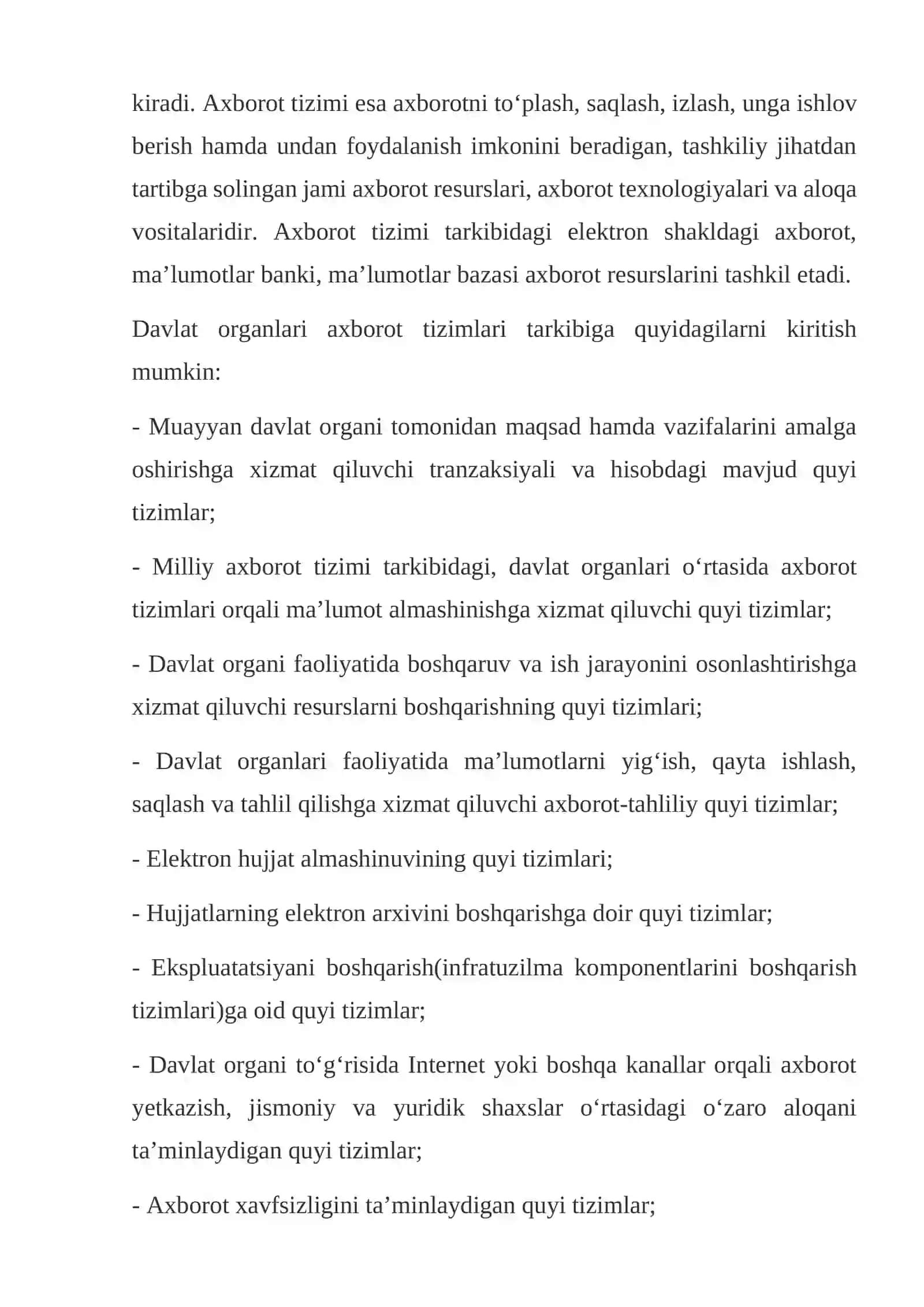 Milliy axborot tizimi 2