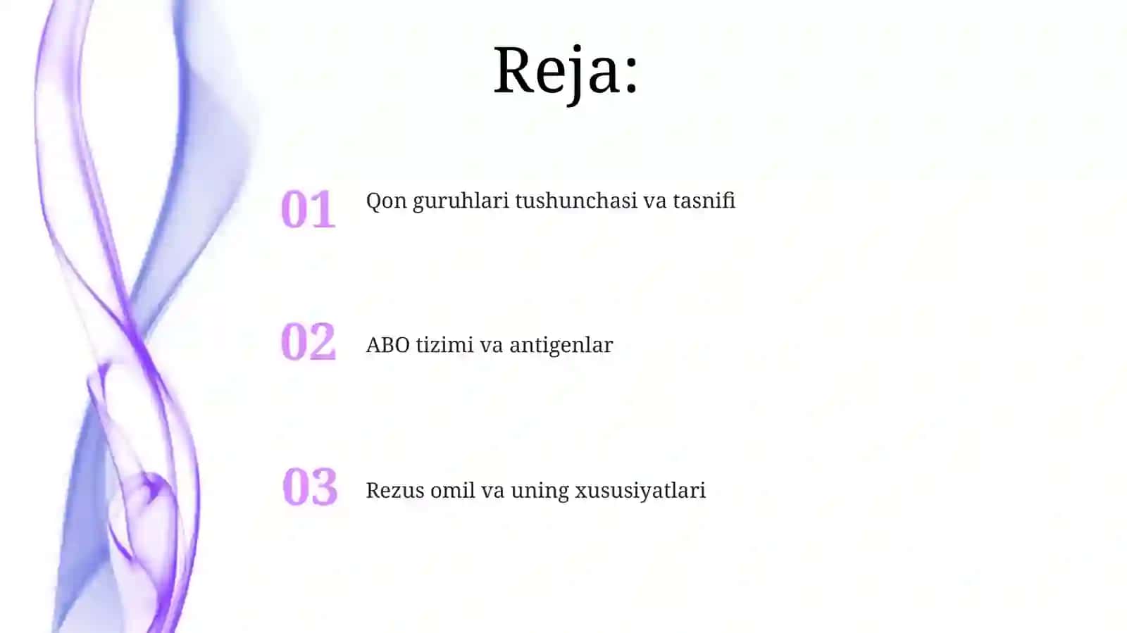 Qon Guruhlari va Rezus Omil 2