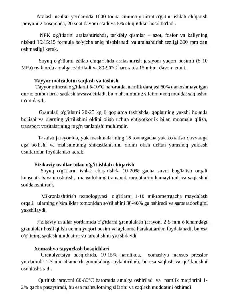 Noananaviy o'g'it tayorlash jarayonlari va bosqichlari 2
