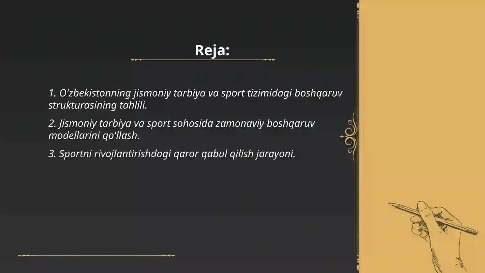 O'zbekistonda Jismoniy Tarbiya va Sportni Boshqarishning Zamonaviy Tizimi 2