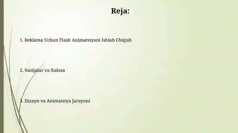 Reklama Uchun Flash Animatsiyani Ishlab Chiqish 2