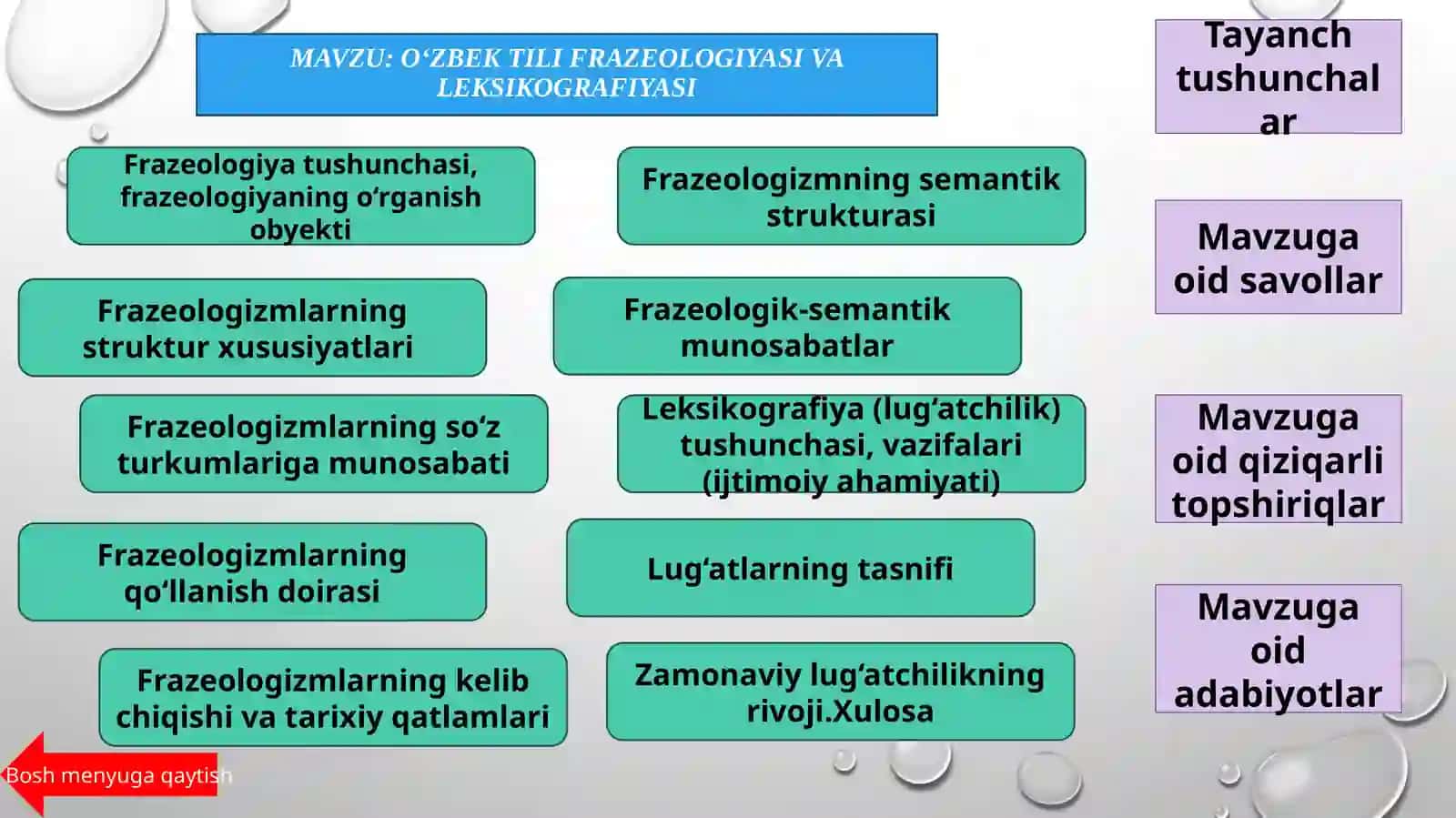 O‘zbek tili frazeologiyasi va leksikografiyasi 2